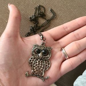 Owl long necklace $7